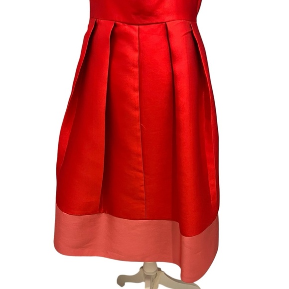 Maeve by Anthropologie Red Asymmetrical High-Low A-Line Dress. Anthropologie Sz8 - Picture 6 of 12